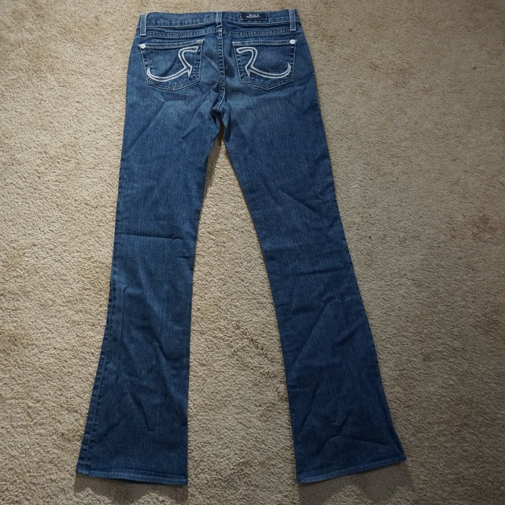 Rock & Republic Kasandra Bootcut Low Rise Denim Jeans Size 26 - Picture 2 of 5